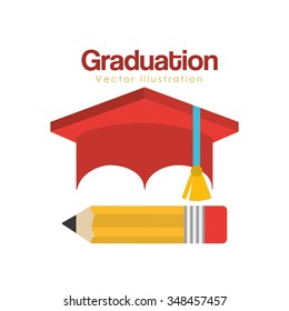 graduation concept design, vector illustration eps10 graphic 