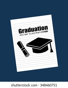 graduation concept design, vector illustration eps10 graphic 