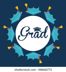 graduation concept design, vector illustration eps10 graphic 