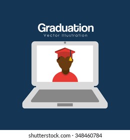graduation concept design, vector illustration eps10 graphic 