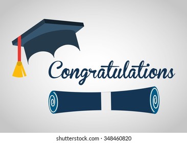 graduation concept design, vector illustration eps10 graphic 