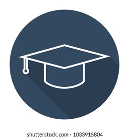 Graduation cup icon