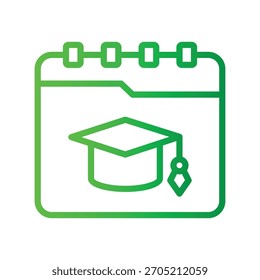 Icono de Vector de ilustración de gradiente de color que puede modificarse o editarse fácilmente 