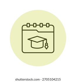 Graduation Date pentaglow , vector, pixel perfect, illustrator file 