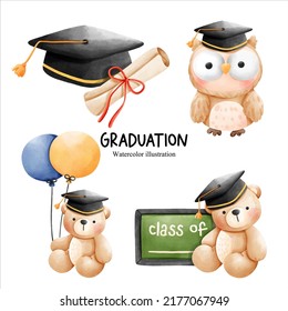 Graduation day. Diploma Vector illustration