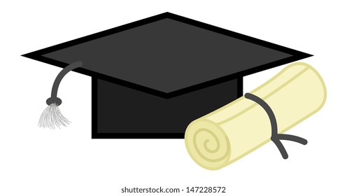 Graduation Degree - Office Character Vectors