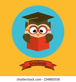 graduation  design , vector illustration