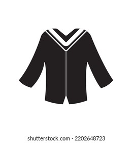 graduation dress icon vector. graduation celebration outfit