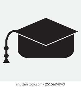 Graduation and Education cap icon. vector illustration.