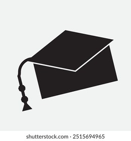Graduation and Education cap icon. vector illustration.
