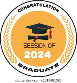 Graduation education Celebrity  logo color hight regulation