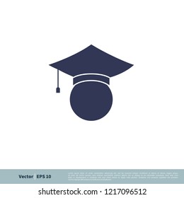 graduation education element logo template