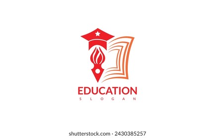 Graduierung, Bildung Logo und Symbol .Vector abstrakte Logo Design-Vorlage.