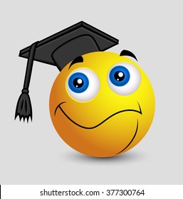 Graduation - Emoji Smiley Emoticon