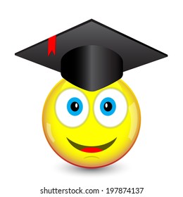 Graduation emoticon 