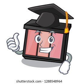 Graduation eye shadow isolated with the mascot