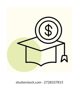 Tarifas de graduación Vector, píxel perfecto, archivo ilustrador 