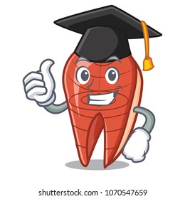 Graduation fish slice character cartoon