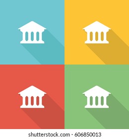 Graduation Flat Icon Concept