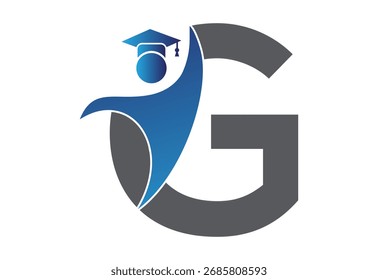 Graduierung flach Icon human mit letzterem G-Design-Konzept