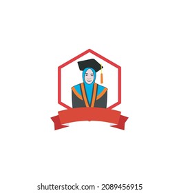 graduation flat illustration vector. graduation icon. cartoon graduation