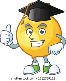 Graduation fresh mundu cartoon mascot for herb