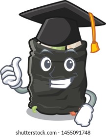 Graduation garbage bag in the cartoon shape