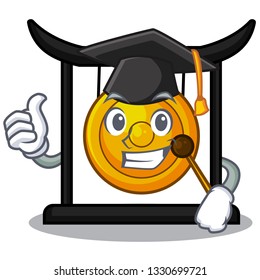 Graduation golden gong in the cartoon room