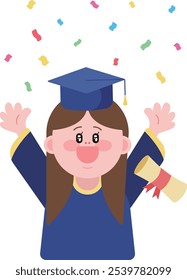 graduation graduate student celebration congratulation school university study graduating degree certificate veremony celebrating campus