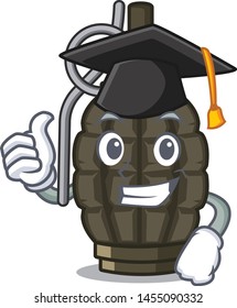 Graduation grenade in the a mascot shape