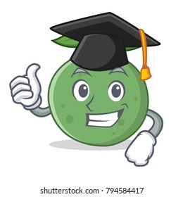 Graduation guava character cartoon style