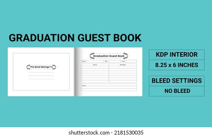 Graduation Guest Book - Kdp Interior