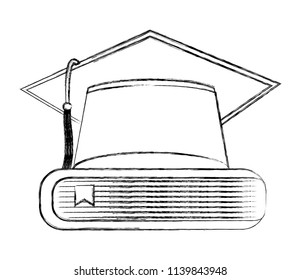 graduation hat books school achievement