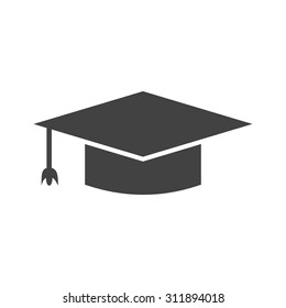 Graduation Hat Cap Icon Vector Image Stock Vector (Royalty Free ...