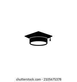Graduation hat cap line art vector icon for education apps and websites eps 10