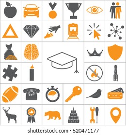 Graduation hat cap line art icon