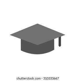 Graduation, hat, celebration icon vector image. Can also be used for education, academics and science. Suitable for use on web apps, mobile apps and print media.