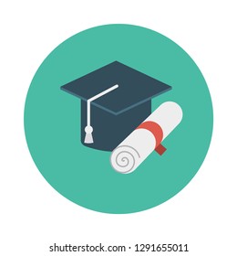 Graduation Hat Degree Stock Vector (Royalty Free) 1291655011 | Shutterstock