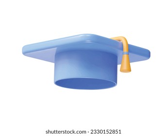 Graduation hat degree icon vector illustration