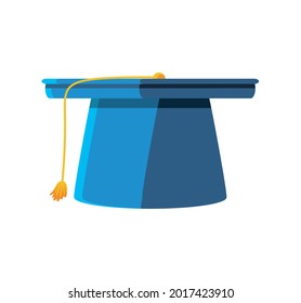 graduation hat education isolated icon