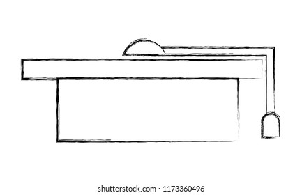 graduation hat education success pictogram