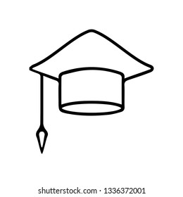 Graduation hat icon