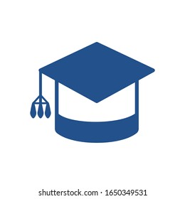 graduation hat icon collection, trendy style