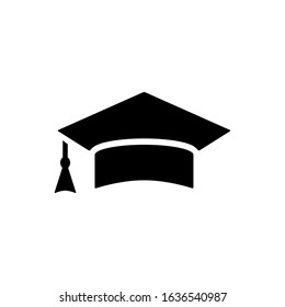 Graduation Hat Icon Design Vector Template Stock Vector (Royalty Free ...