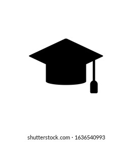 graduation hat icon design vector template