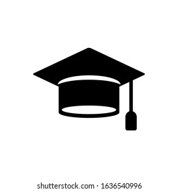 graduation hat icon design vector template
