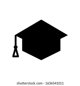 graduation hat icon design vector template