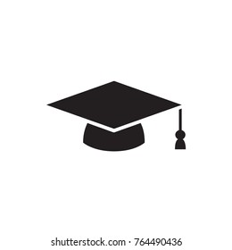 graduation hat icon illustration isolated vector sign symbol
