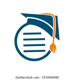 Graduation hat icon isolated on white background from graduation and education collection. Vector illustration EPS.8 EPS.10
