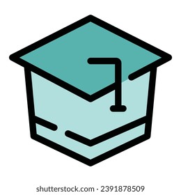 Graduación del vector de contorno del icono de ese icono. Equipo de contrataciones. Color de la silla vacía plano